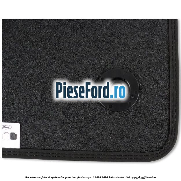 Set covorase fata si spate, velur premium Ford EcoSport 2013-2018 1.0 EcoBoost 140 cp YYJD, YYJF benzina