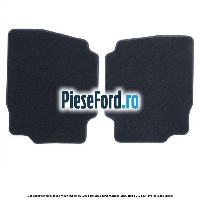 Set covorase fata spate mocheta an 02/2011-08/2012 Ford Mondeo 2008-2014 2.2 TDCi 175 cp Q4BA diesel