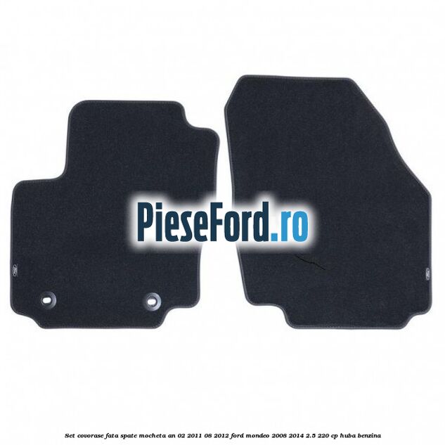 Set covorase fata spate mocheta an 02/2011-08/2012 Ford Mondeo 2008-2014 2.5 220 cp HUBA benzina