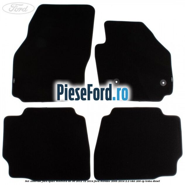Set covorase fata spate mocheta an 06/2012-12/2014 Ford Mondeo 2008-2014 2.2 TDCi 200 cp KNBA diesel
