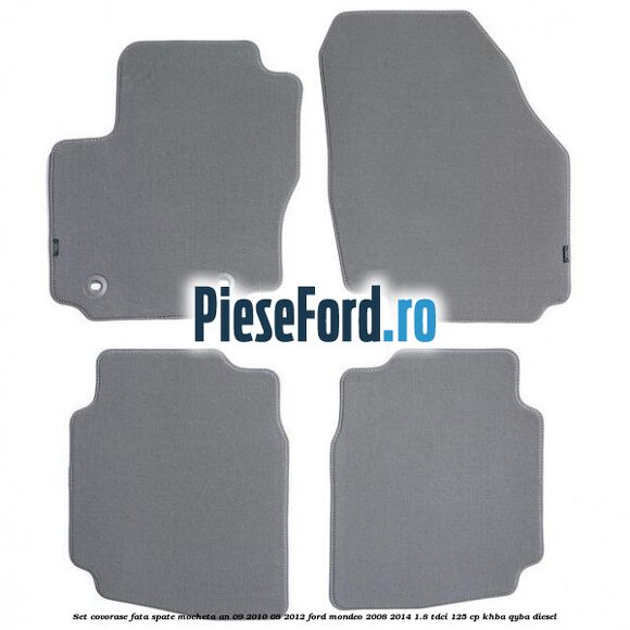 Set covorase fata spate mocheta an 09/2010-08/2012 Ford Mondeo 2008-2014 1.8 TDCi 125 cp KHBA, QYBA diesel