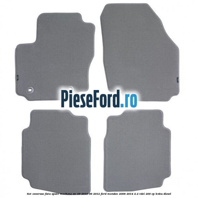 Set covorase fata spate mocheta an 09/2010-08/2012 Ford Mondeo 2008-2014 2.2 TDCi 200 cp KNBA diesel