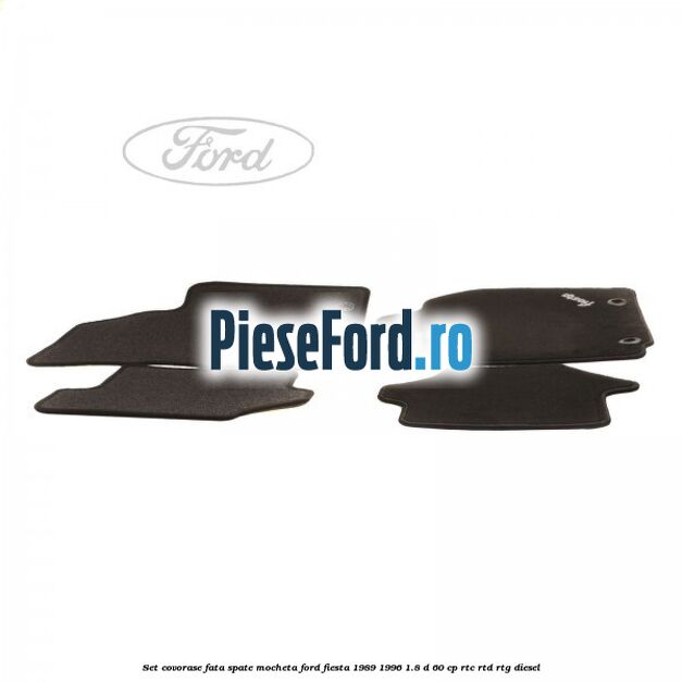 Set covorase fata spate mocheta Ford Fiesta 1989-1996 1.8 D 60 cp RTC, RTD, RTG diesel