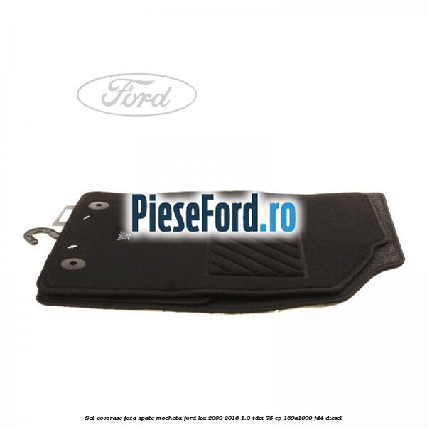 Set covorase fata, spate mocheta Ford Ka 2009-2016 1.3 TDCi 75 cp 169A1000, FD4 diesel