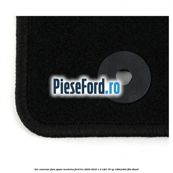 Set covorase fata, spate mocheta Ford Ka 2009-2016 1.3 TDCi 75 cp 169A1000, FD4 diesel
