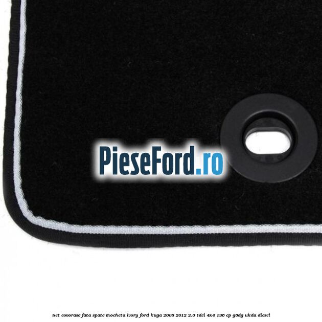 Set covorase fata spate mocheta ivory Ford Kuga 2008-2012 2.0 TDCi 4x4 136 cp G6DG, UKDA diesel