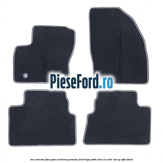 Set covorase fata spate mocheta premium Ford Kuga 2008-2012 2.0 TDCI 140 cp UFDA diesel