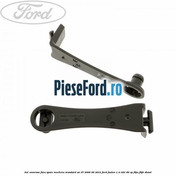 Set covorase fata spate mocheta standard an 07/2008-06/2012 Ford Fusion 1.4 TDCi 68 cp F6JA, F6JB diesel