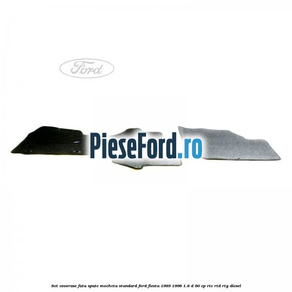 Set covorase fata spate mocheta standard Ford Fiesta 1989-1996 1.8 D 60 cp RTC, RTD, RTG diesel