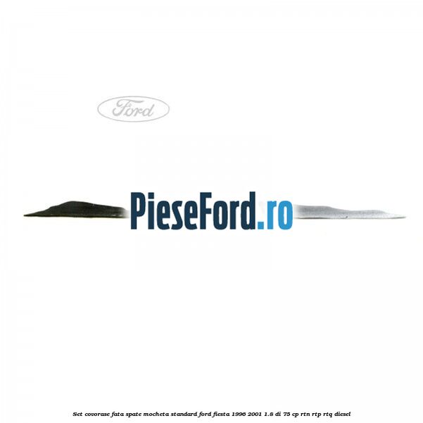 Set covorase fata spate mocheta standard Ford Fiesta 1996-2001 1.8 DI 75 cp RTN, RTP, RTQ diesel