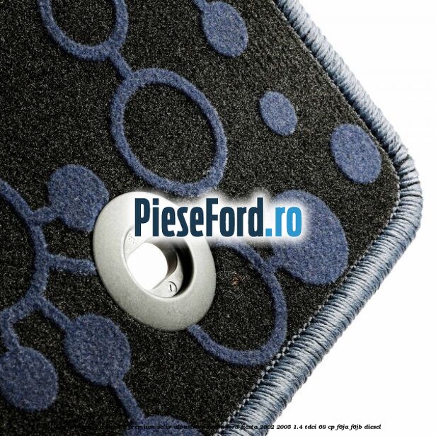 Set covorase fata spate premium velur albastru passion Ford Fiesta 2002-2005 1.4 TDCi 68 cp F6JA, F6JB diesel