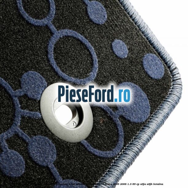 Set covorase fata spate premium velur albastru passion Ford Fiesta 2005-2008 1.3 69 cp A9JA, A9JB benzina