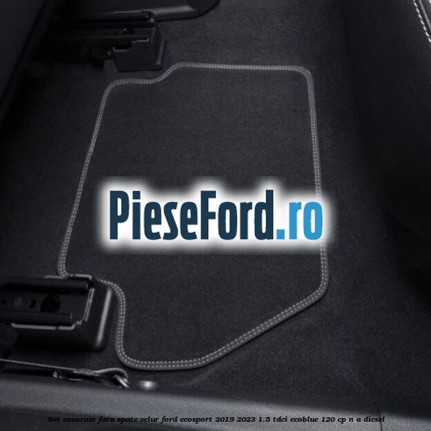 Set covorase fata spate velur Ford EcoSport 2019-2023 1.5 TDCi EcoBlue 120 cp n/a diesel