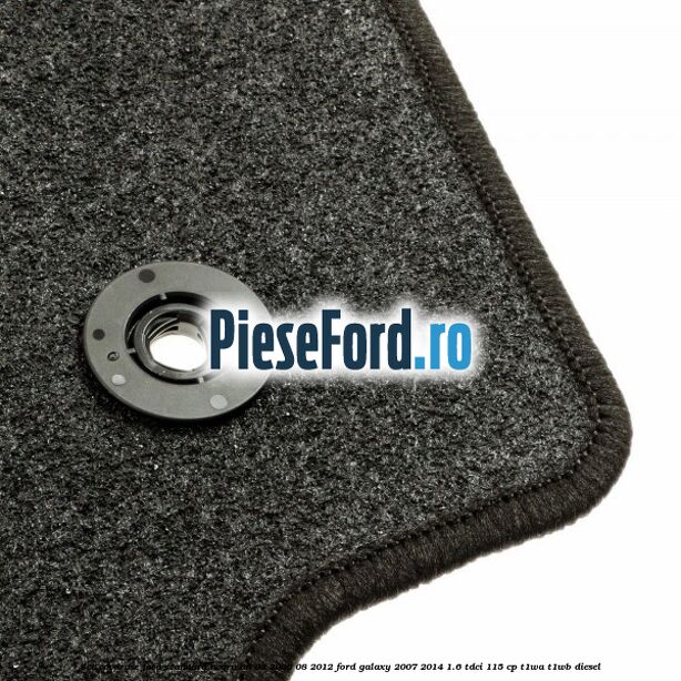 Set covorase fata standard negru an 03/2006-08/2012 Ford Galaxy 2007-2014 1.6 TDCi 115 cp T1WA, T1WB diesel