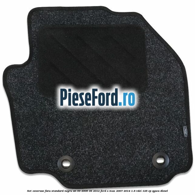 Set covorase fata standard negru an 03/2006-08/2012 Ford S-Max 2007-2014 1.8 TDCi 125 cp QYWA diesel
