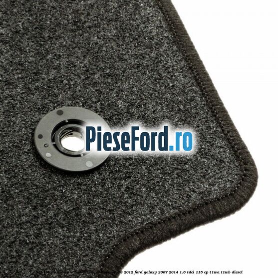Set covorase fata standard negru dupa an 08/2012 Ford Galaxy 2007-2014 1.6 TDCi 115 cp T1WA, T1WB diesel