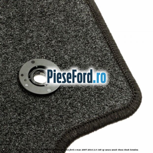 Set covorase fata standard negru dupa an 08/2012 Ford S-Max 2007-2014 2.0 145 cp AOWA, AOWB, TBWA, TBWB benzina
