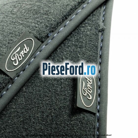 Set covorase fata, velur albastru Ford Galaxy 2007-2014 1.6 TDCi 115 cp T1WA, T1WB diesel