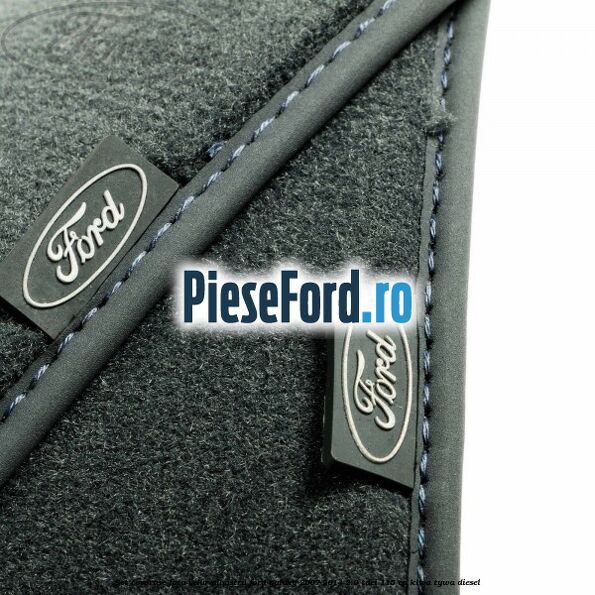 Set covorase fata, velur albastru Ford Galaxy 2007-2014 2.0 TDCi 115 cp KLWA, TYWA diesel