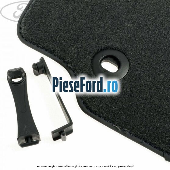 Set covorase fata, velur albastru Ford S-Max 2007-2014 2.0 TDCi 130 cp AZWA diesel