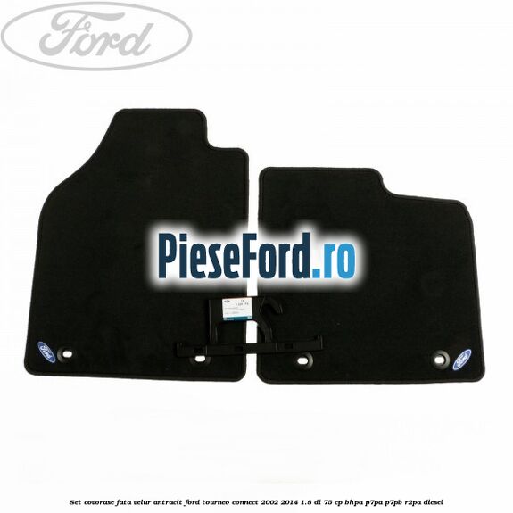 Set covorase fata, velur antracit Ford Tourneo Connect 2002-2014 1.8 Di 75 cp BHPA, P7PA, P7PB, R2PA diesel