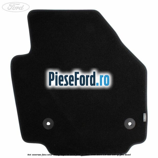 Set covorase fata velur ebony dupa 08/2012 Ford Mondeo 2008-2014 1.8 TDCi 100 cp FFBA diesel
