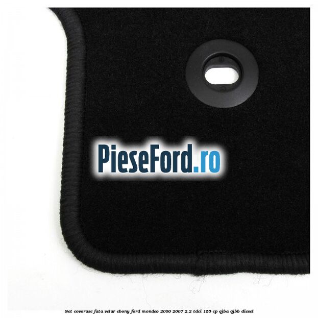 Set covorase fata, velur Ebony Ford Mondeo 2000-2007 2.2 TDCi 155 cp QJBA, QJBB diesel