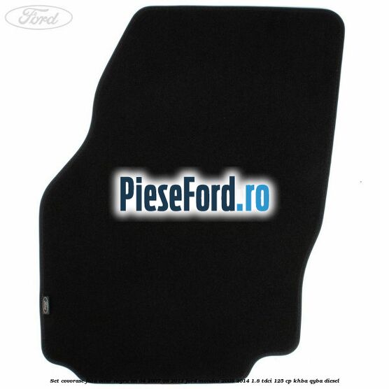 Set covorase fata velur negru an 04/2007-08/2012 Ford Mondeo 2008-2014 1.8 TDCi 125 cp KHBA, QYBA diesel