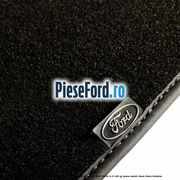 Set covorase fata velur negru an 06/2006-08/2012 Ford S-Max 2007-2014 2.0 145 cp AOWA, AOWB, TBWA, TBWB benzina