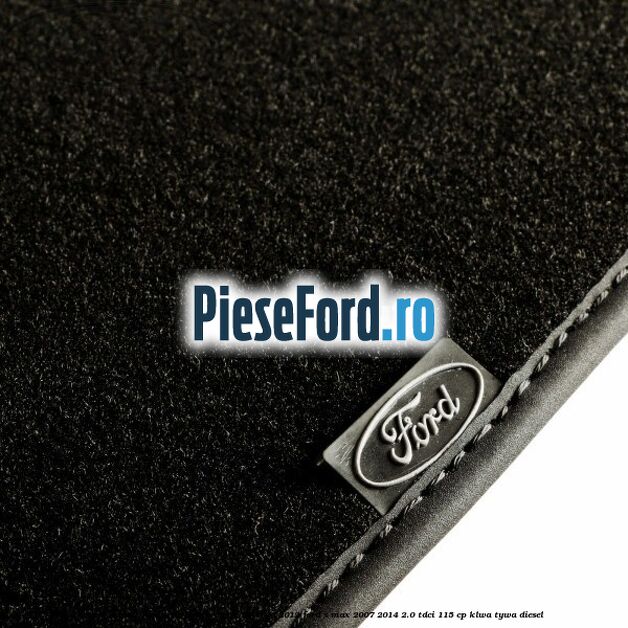 Set covorase fata velur negru an 06/2006-08/2012 Ford S-Max 2007-2014 2.0 TDCi 115 cp KLWA, TYWA diesel