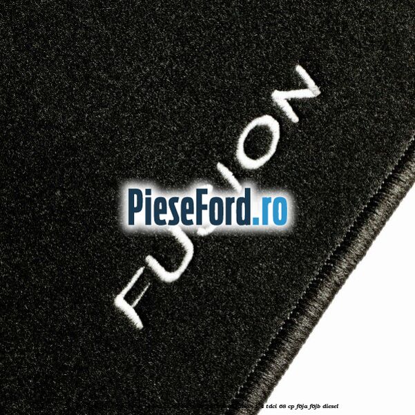 Set covorase fata velur negru an 08/2008-06/2012 Ford Fusion 1.4 TDCi 68 cp F6JA, F6JB diesel