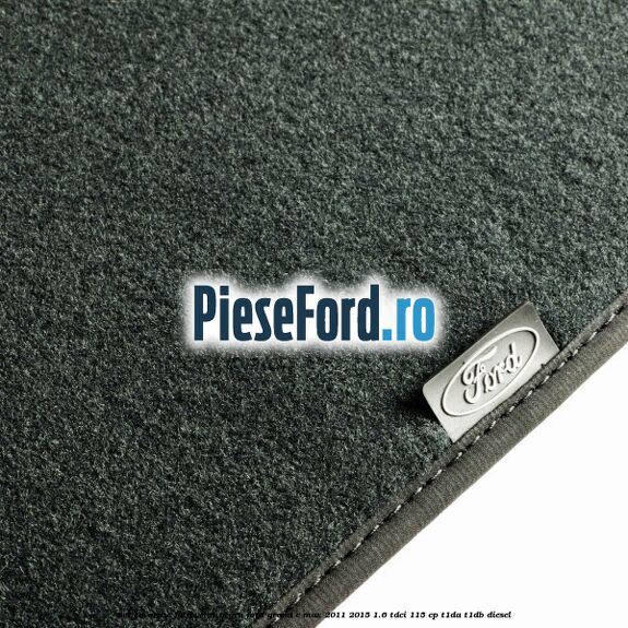Set covorase fata velur negru Ford Grand C-Max 2011-2015 1.6 TDCi 115 cp T1DA, T1DB diesel