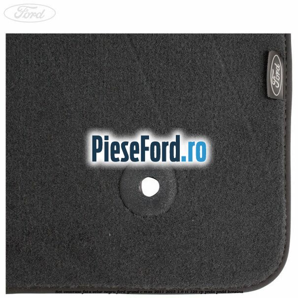 Set covorase fata, velur negru Ford Grand C-Max 2011-2015 1.6 Ti 125 cp PNDA, PNDD benzina