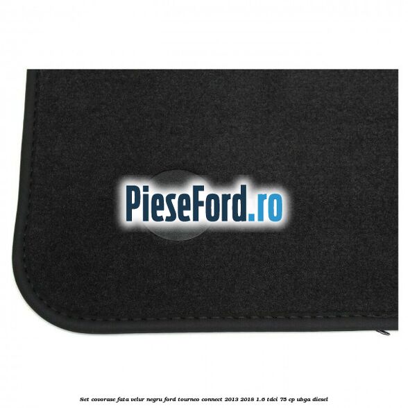 Set covorase fata, velur negru Ford Tourneo Connect 2013-2018 1.6 TDCi 75 cp UBGA diesel