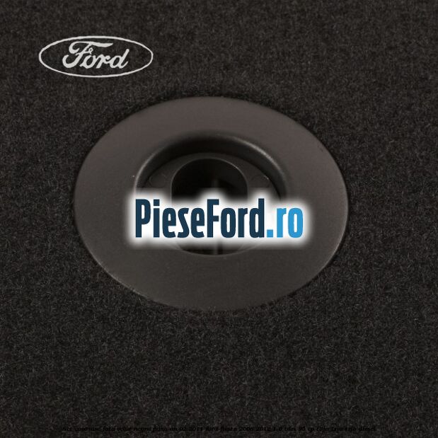 Set covorase fata, velur negru pana an 02/2011 Ford Fiesta 2008-2012 1.6 TDCi 95 cp T3JA, TZJA, TZJB diesel