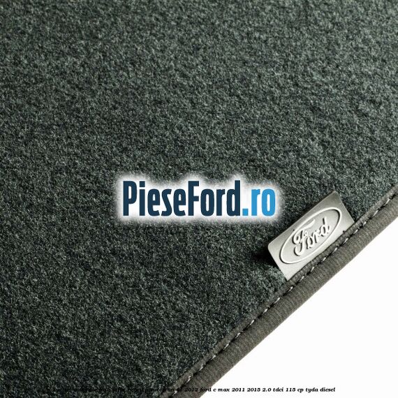 Set covorase fata velur negru pana in an 01/2012 Ford C-Max 2011-2015 2.0 TDCi 115 cp TYDA diesel
