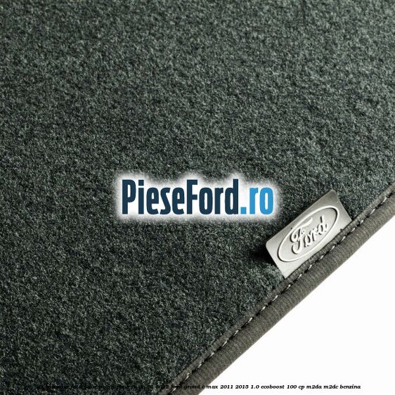 Set covorase fata velur negru pana in an 01/2012 Ford Grand C-Max 2011-2015 1.0 EcoBoost 100 cp M2DA, M2DC benzina