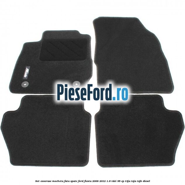 Set covorase mocheta fata spate Ford Fiesta 2008-2012 1.6 TDCi 95 cp T3JA, TZJA, TZJB diesel