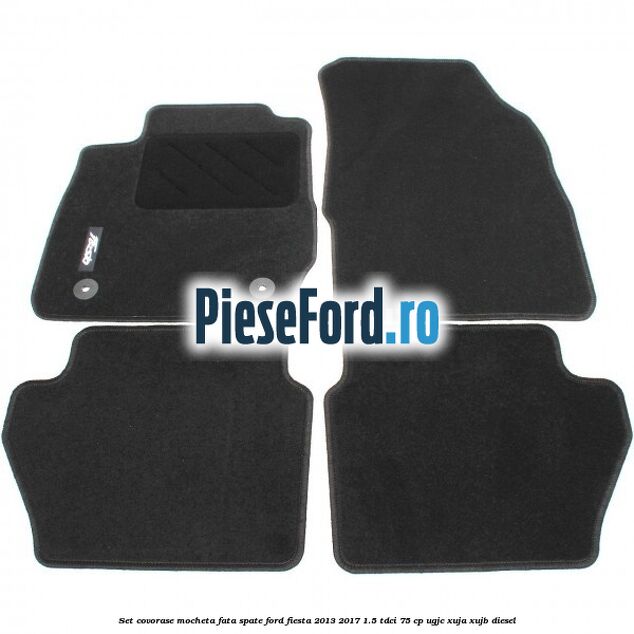 Set covorase mocheta fata spate Ford Fiesta 2013-2017 1.5 TDCi 75 cp UGJC, XUJA, XUJB diesel