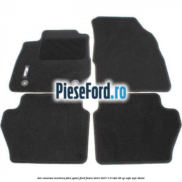 Set covorase mocheta fata spate Ford Fiesta 2013-2017 1.5 TDCi 95 cp XVJB, XVJC diesel