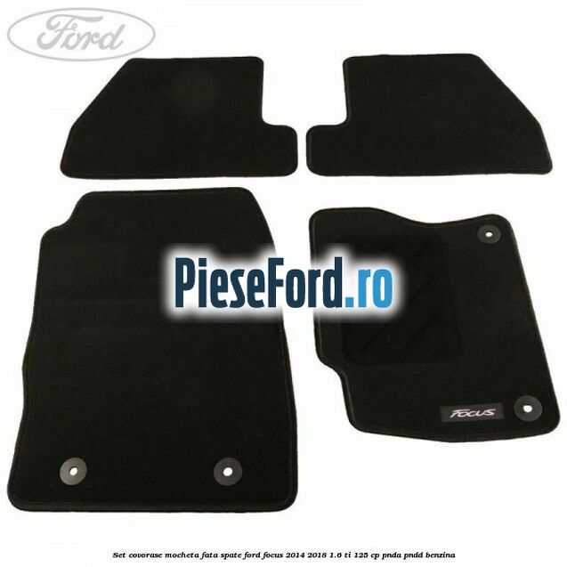 Set covorase, mocheta fata spate Ford Focus 2014-2018 1.6 Ti 125 cp PNDA, PNDD benzina