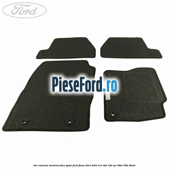 Set covorase, mocheta fata spate Ford Focus 2014-2018 2.0 TDCi 150 cp T7DA, T7DB diesel