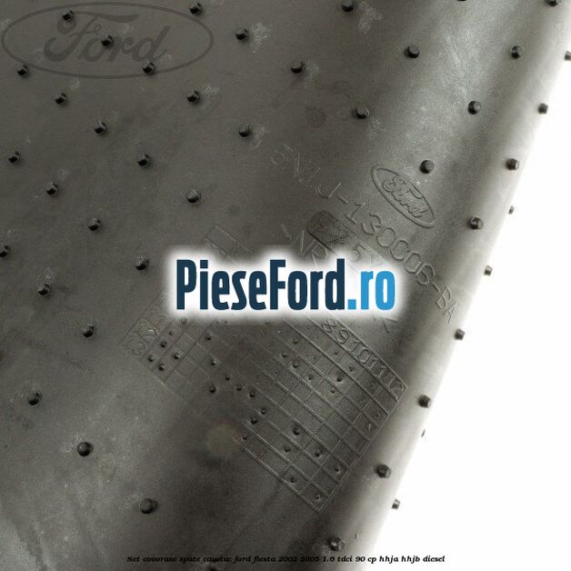 Set covorase spate, cauciuc Ford Fiesta 2002-2005 1.6 TDCi 90 cp HHJA, HHJB diesel