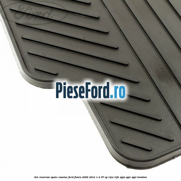 Set covorase spate, cauciuc Ford Fiesta 2008-2012 1.4 97 cp RTJA, RTJB, SPJA, SPJC, SPJE benzina