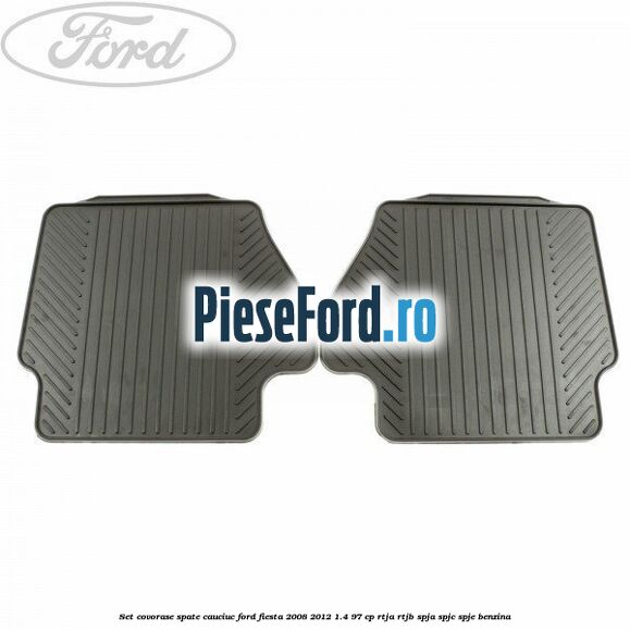 Set covorase spate, cauciuc Ford Fiesta 2008-2012 1.4 97 cp RTJA, RTJB, SPJA, SPJC, SPJE benzina