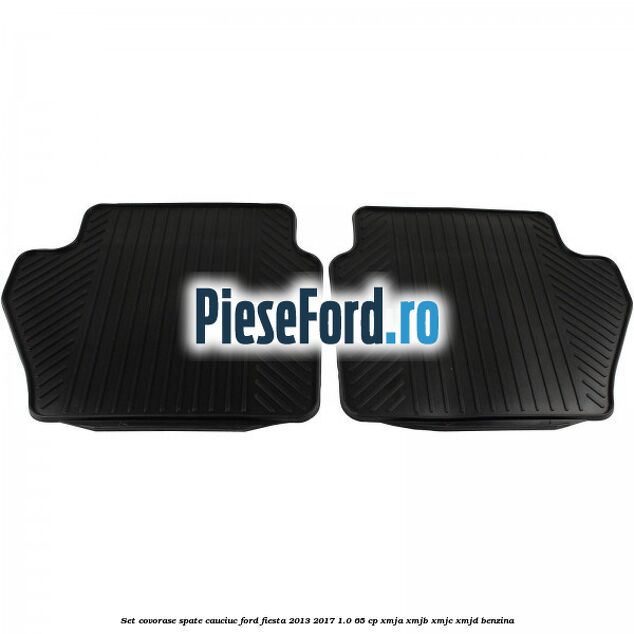 Set covorase spate, cauciuc Ford Fiesta 2013-2017 1.0 65 cp XMJA, XMJB, XMJC, XMJD benzina
