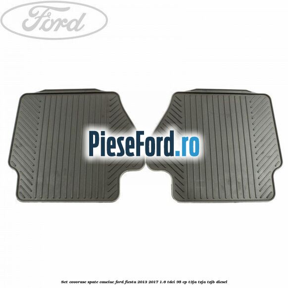 Set covorase spate, cauciuc Ford Fiesta 2013-2017 1.6 TDCi 95 cp T3JA, TZJA, TZJB diesel