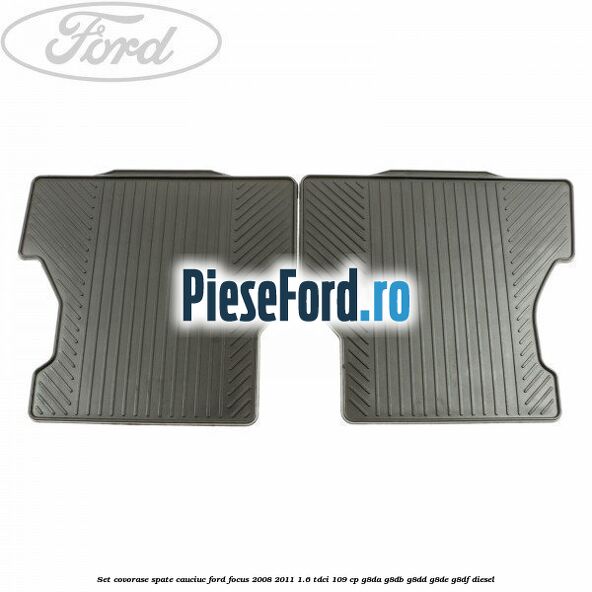 Set covorase spate cauciuc Ford Focus 2008-2011 1.6 TDCi 109 cp G8DA, G8DB, G8DD, G8DE, G8DF diesel