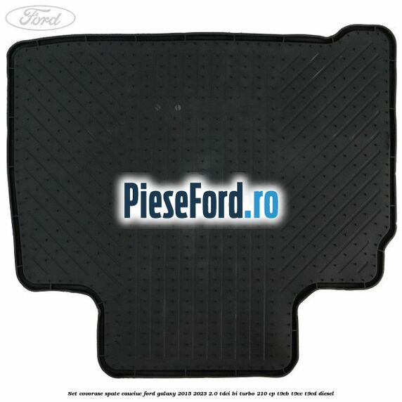 Set covorase spate, cauciuc Ford Galaxy 2015-2023 2.0 TDCi BI-Turbo 210 cp T9CB, T9CC, T9CD diesel