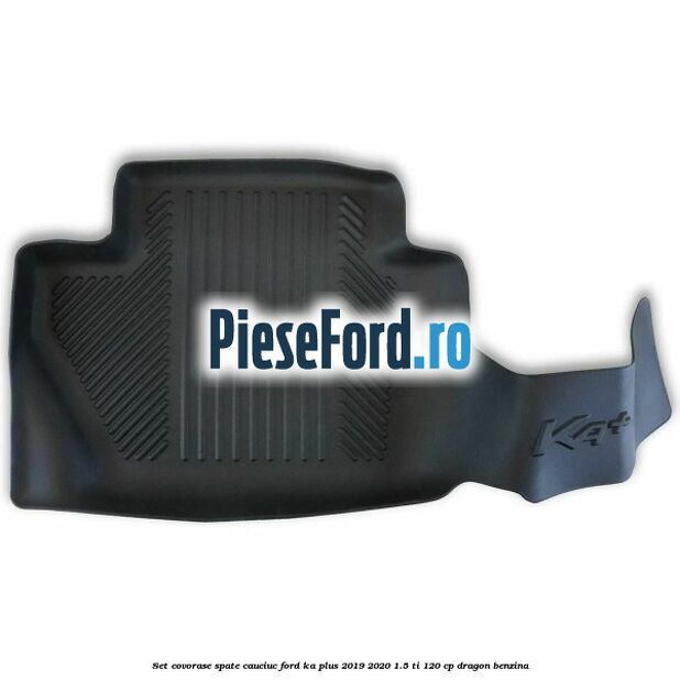 Set covorase spate, cauciuc Ford Ka plus 2019-2020 1.5 Ti 120 cp dragon benzina
